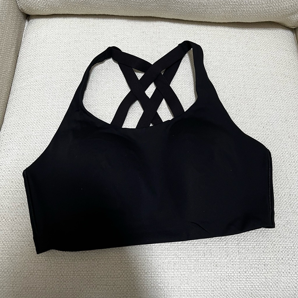 Women's Black Strappy Bralette